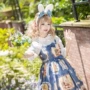 Bản gốc Fox Love Letter jsk Retro Nhỏ In tươi Nhật Bản Lolita Lolita Dress Dress - Sản phẩm HOT váy xòe