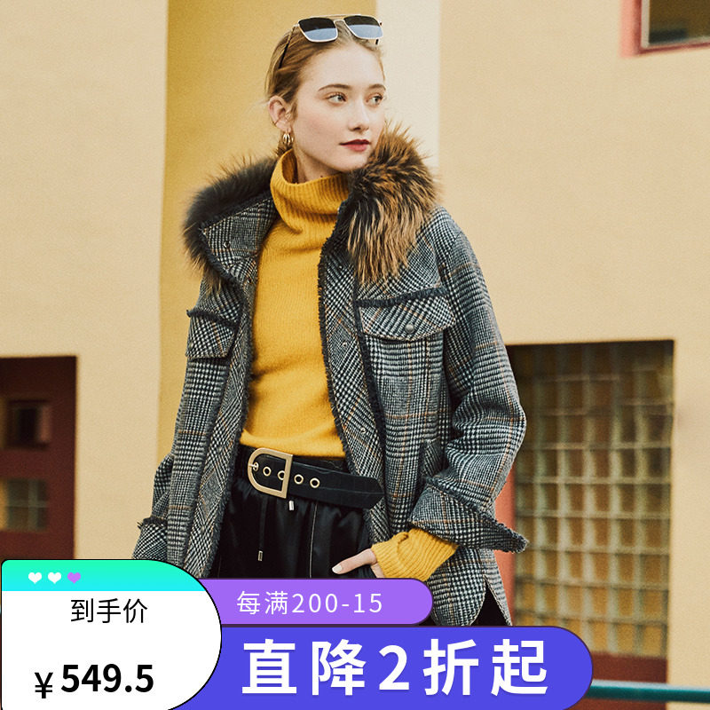 Home Thickened Cotton Layer Carrying Freeze removable Neri color woven wool shirt style jacket D30459