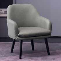 Nordic modern and comfortable lazy sofa bedroom single small apartment balcony casual simple backrest chair girls home