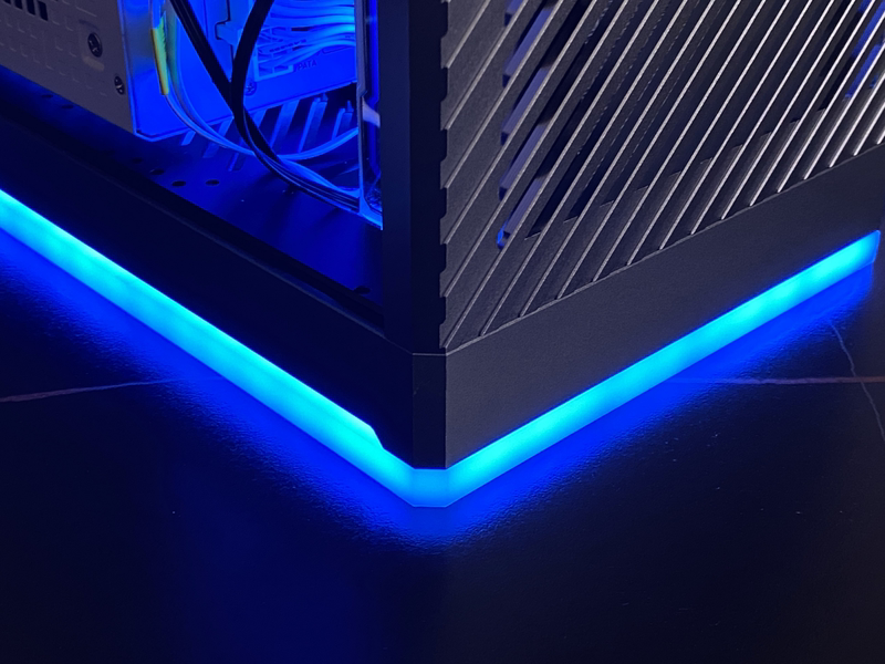 [Abox One 2.0 Dlc] Aluminum Alloy Cnc Rgb Base 360 Water Cooling Fan Expansion Dual 3.5