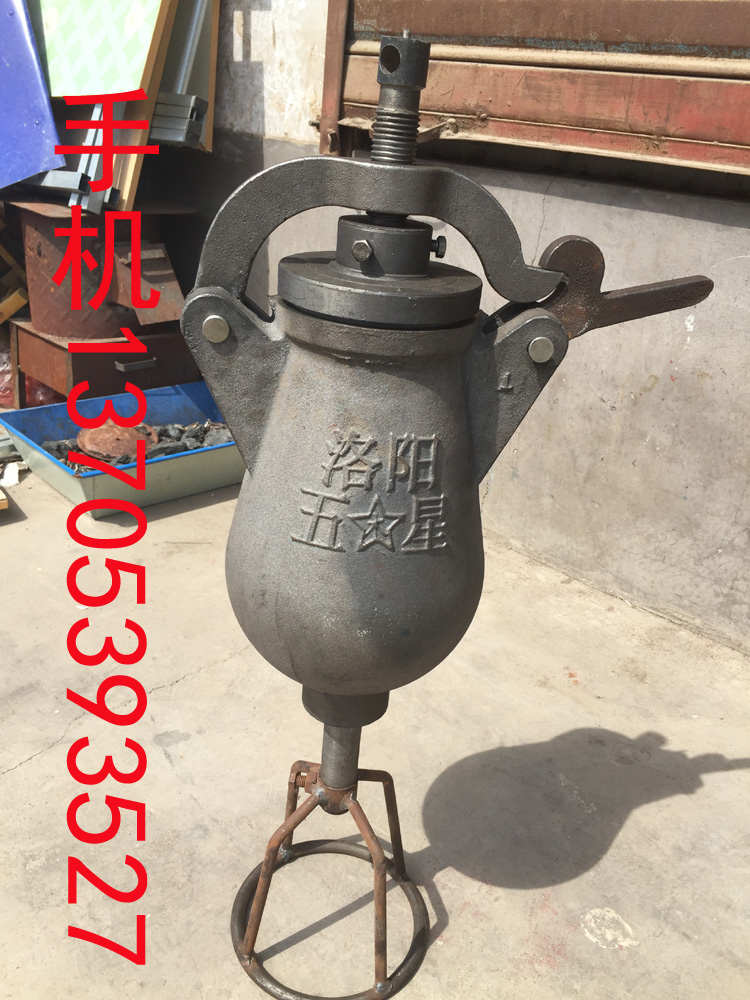 Unpack shipping costs 5 catties Pins old cannons Cone Mouth Popcorn Machine Hand Corn Flummification Machine Fire Burst Rice Flowers