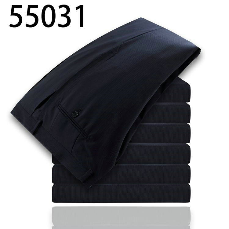 Pantalon droit en laine pour printemps - Ref 1470942 Image 8