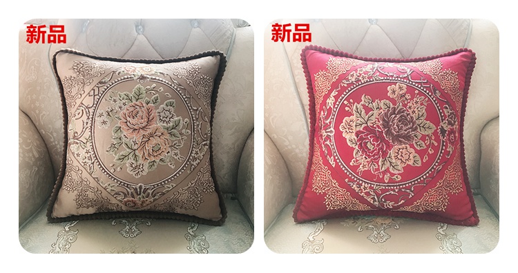 Mua một tặng một miễn phí gối sofa châu Âu đệm lõi với phòng khách nhà sang trọng phòng ngủ gối tựa lưng Gối văn phòng 2 trong 1