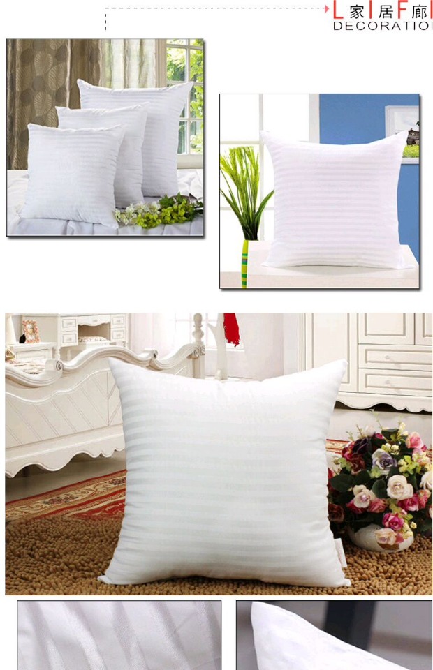 Gối vuông lót Sofa Gối lõi hình chữ nhật Đệm trái tim Filler 50 50 60 60 gối sofa