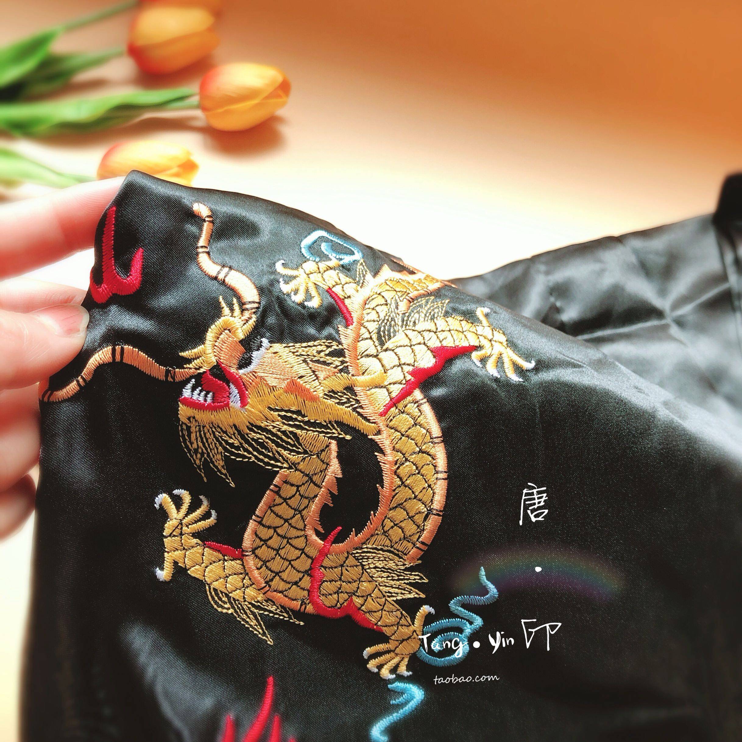 Sale Ethnic style Children's boy embroidery dragon bathrobe TONG-10 diy handicrafts available