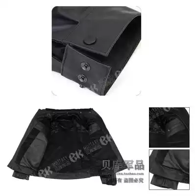 German original North Rhine-Westphalia German attendance leather jacket outdoor leather jacket