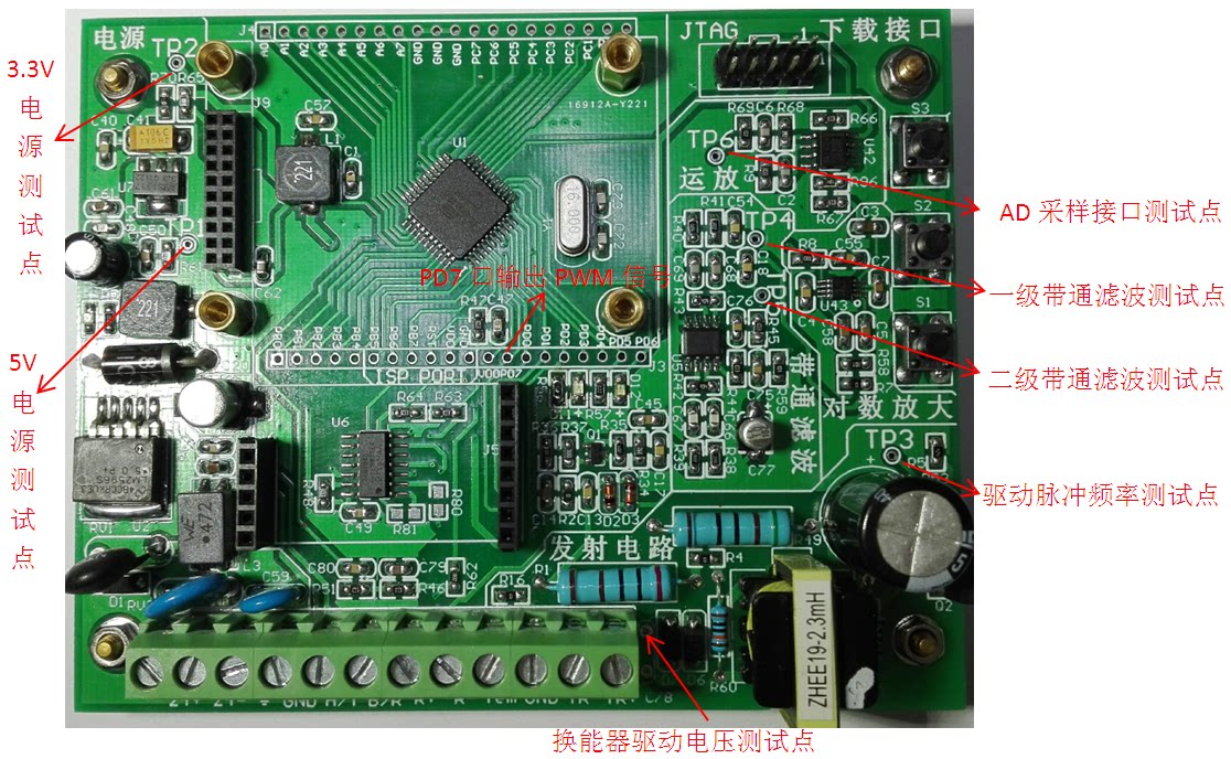 The low frequency development board board is suitable for below 200KHZ