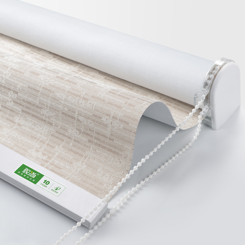 Total light shading roller blinds curtain lifting bedrooms Living room LaPearl Roman blinds custom floating window curly window curl curl