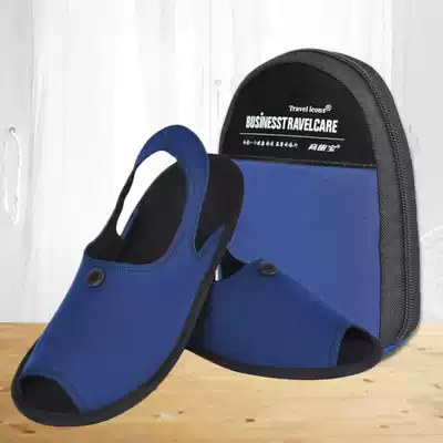 Outdoor travel portable folding slippers men portable sandals non-slip hotel sandals women plane travel travel