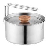 Портативный складной дорожный универсальный кофейник из нержавеющей стали для кемпинга, заварочный чайник