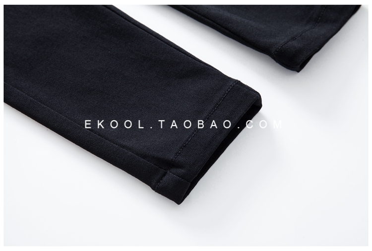 Quần legging nữ EKOOL mặc Slim là quần mỏng Hàn Quốc mùa thu 2018 mới quần bó sát màu đen - Quần tây thường quần dài nữ trung niên