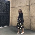 Áo len cổ lọ ngắn đơn kiểu retro hoang dã nữ 2018 mùa thu Hàn Quốc phiên bản áo len dệt kim cổ chữ V mỏng Áo len