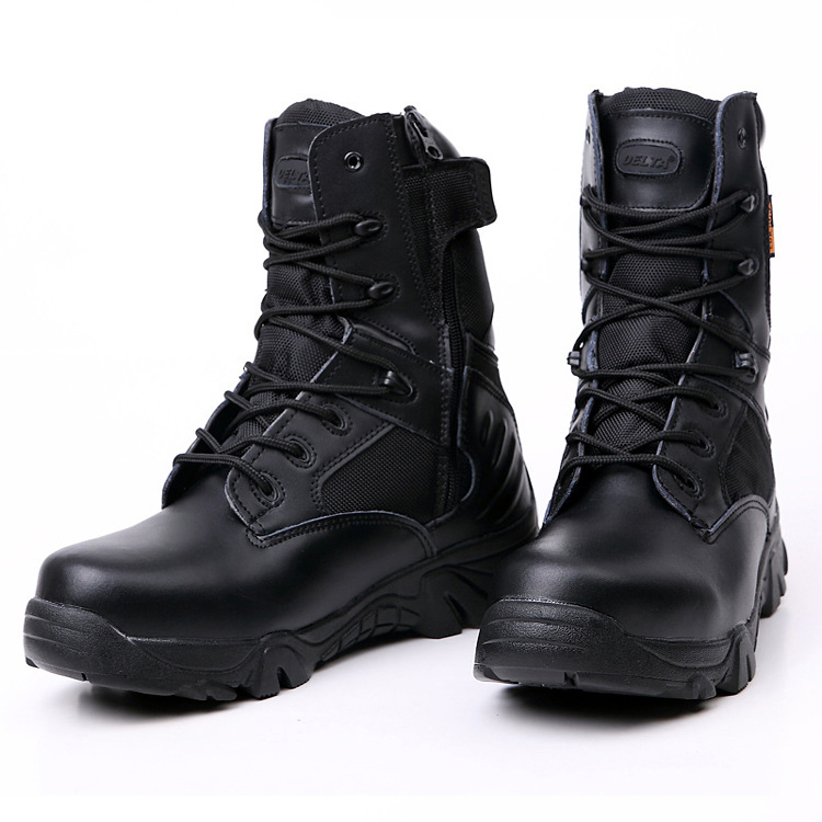 Bottes militaires pour homme en cuir - amortissement - Ref 1396759 Image 76