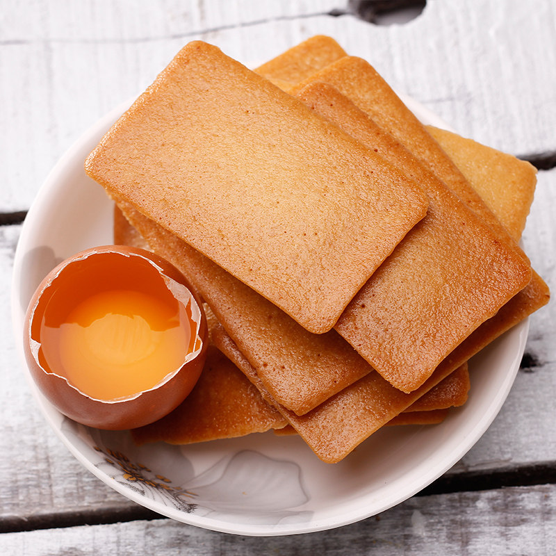 Zhu Xiaoji Eggs Pancake 1000g Dry Branded Cake Breakfast Cookies Handmade Pastry healthy snacks Snack Foods