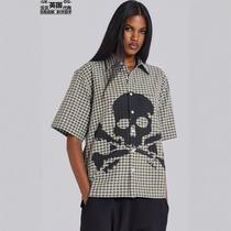 Jaded London womens UK direct mail new skull print short-sleeved shirt JMS4989