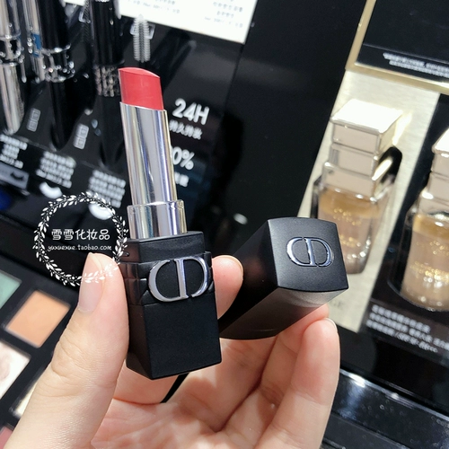 [Домашний счетчик] Dior Dior Lieyan Blue Gold Lock Помада 999# 855# Цвет блокировки