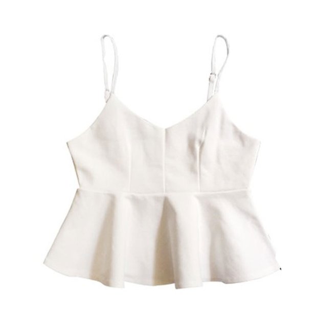 TansSHOP căng đan búp bê eo đặt vest ngắn sling áo vest nữ