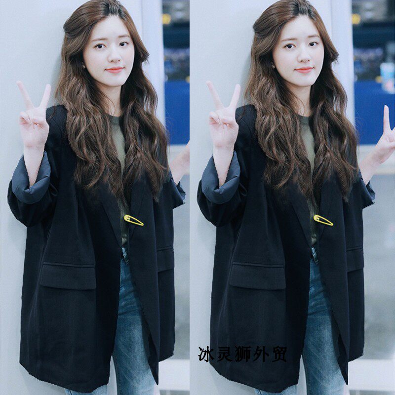 I like your Zhao Ruth star in the same suit jacket 2020 new autumn clothing Han version loose casual Western suit woman