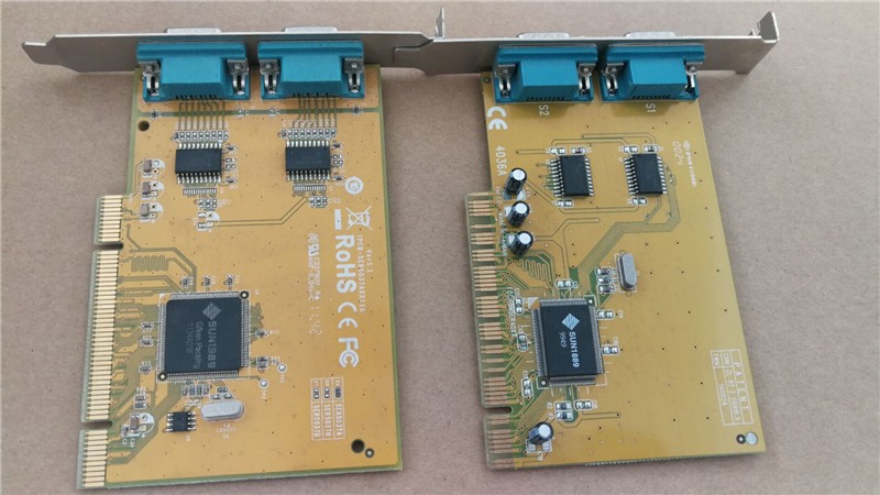 Three Tai SER-5037A RS232 strings of card 2 channels PORT CARD SPOT