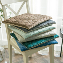 Simply Nordic long plush chair mat thickness removable chair cushion in autumn and winter office seat mat custom