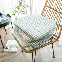 Japanese-style cotton chair mat mat four seasons general cushion cushion cushion horseshoe shaped buttock household anti-slip