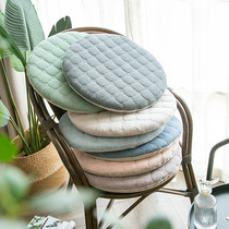Four seasons of general cotton chair cushion round tatami cushion thickened vine chair can be removed without collapsing soft cushion