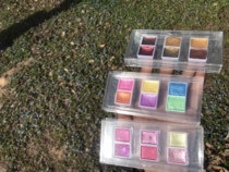 6 color Macron Flowers Metal Color Solid Pigment