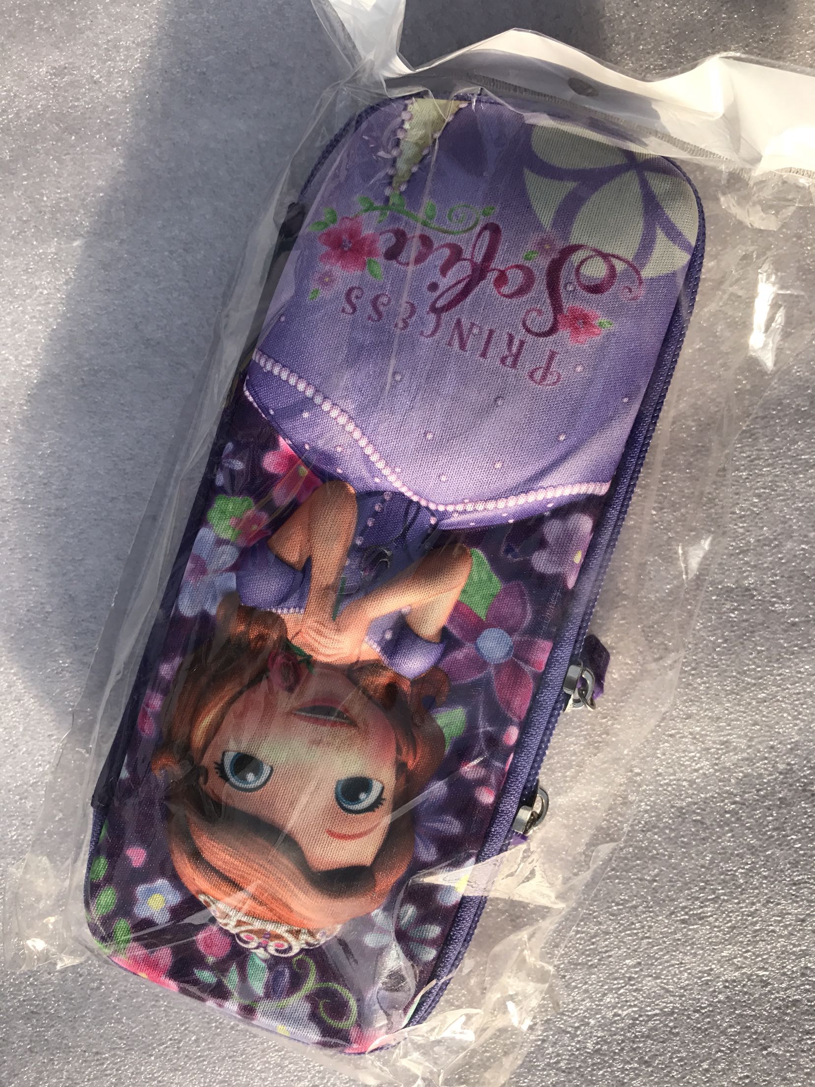 Girls 3D Princess Cloth Stationery Box, Washable, Machine Washable, Dirt-resistant and Wear-resistant