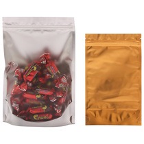 Gold-plated aluminum yin and yang self-supporting self-sealing bag pistachio dried fruit bag fishing bait packaging bag clothing bag gift bag