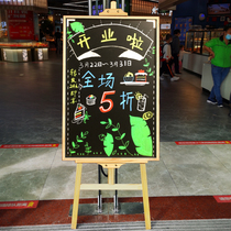 Magnetic hanging small blackboard Shop restaurant bracket promotional activity promotional board Stall promotional advertising board