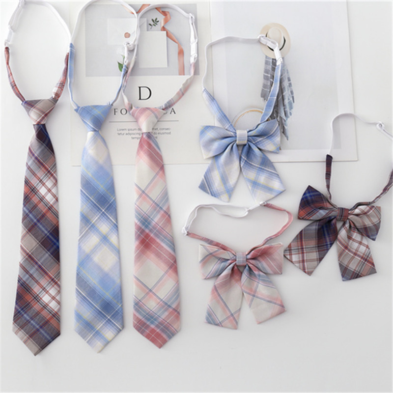 Liangtie Snow National Mirage Children's Ties Boys and Men's College Wind Primary School Students Decorative JK Uniform Accessories