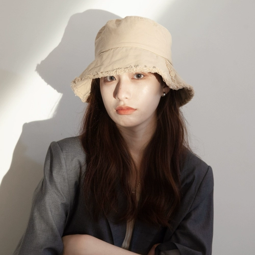 Civen＆Kivan Черная рыбака шляпа Женская летняя летняя газовая