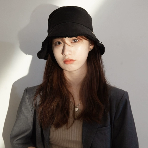 Civen＆Kivan Черная рыбака шляпа Женская летняя летняя газовая