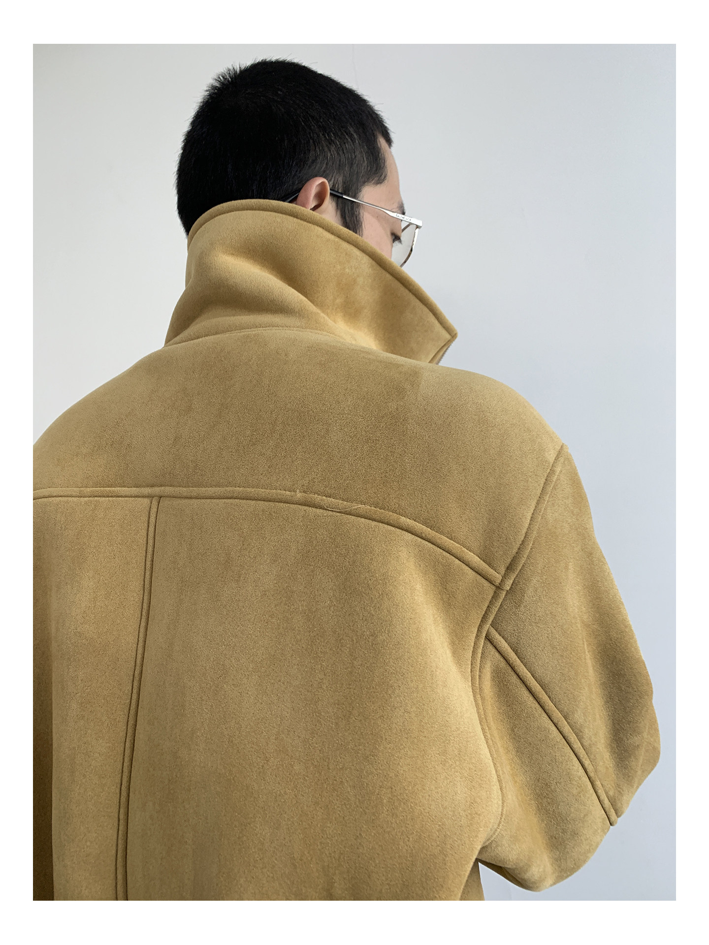 MION Fur-Lined Cropped Coat