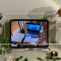 Falling Korea with the same book holder ins transparent acrylic reading rack bookshelf plate bracket