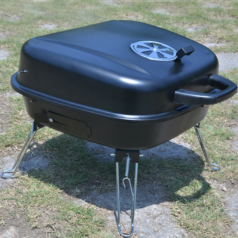 Special export version outdoor barbecue grill stew oven Portable suitcase charcoal oven Grill thickened large double layer