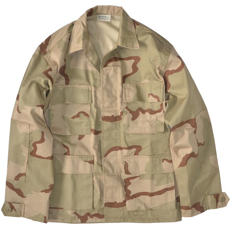 Military Standard Commercial Version Dcu Desert Camouflage Bdu Training Uniform Double-Layer Reinforced Twill Fabric 4 Pockets Military Standard Commercial Version Dcu Desert Camouflage Bdu Training Uniform Double-Layer Reinforced Twill Fabric 4 Pockets