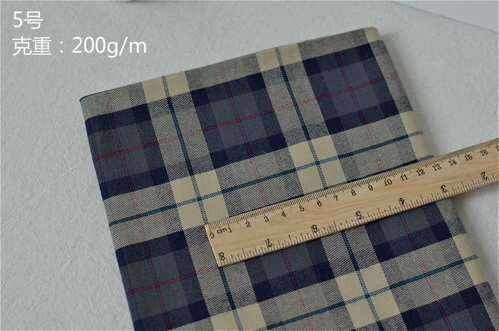 New retro mềm twill kẻ sọc cotton vải mùa xuân phần mỏng handmade DIY áo ngủ đồ ngủ vải may mặc