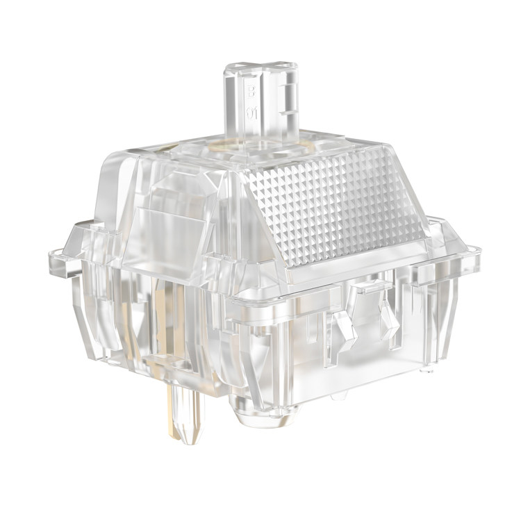 Вал durock 冰王段落轴 ice king t1 68g渐进弹簧 全透明rgb轴体 hifi
