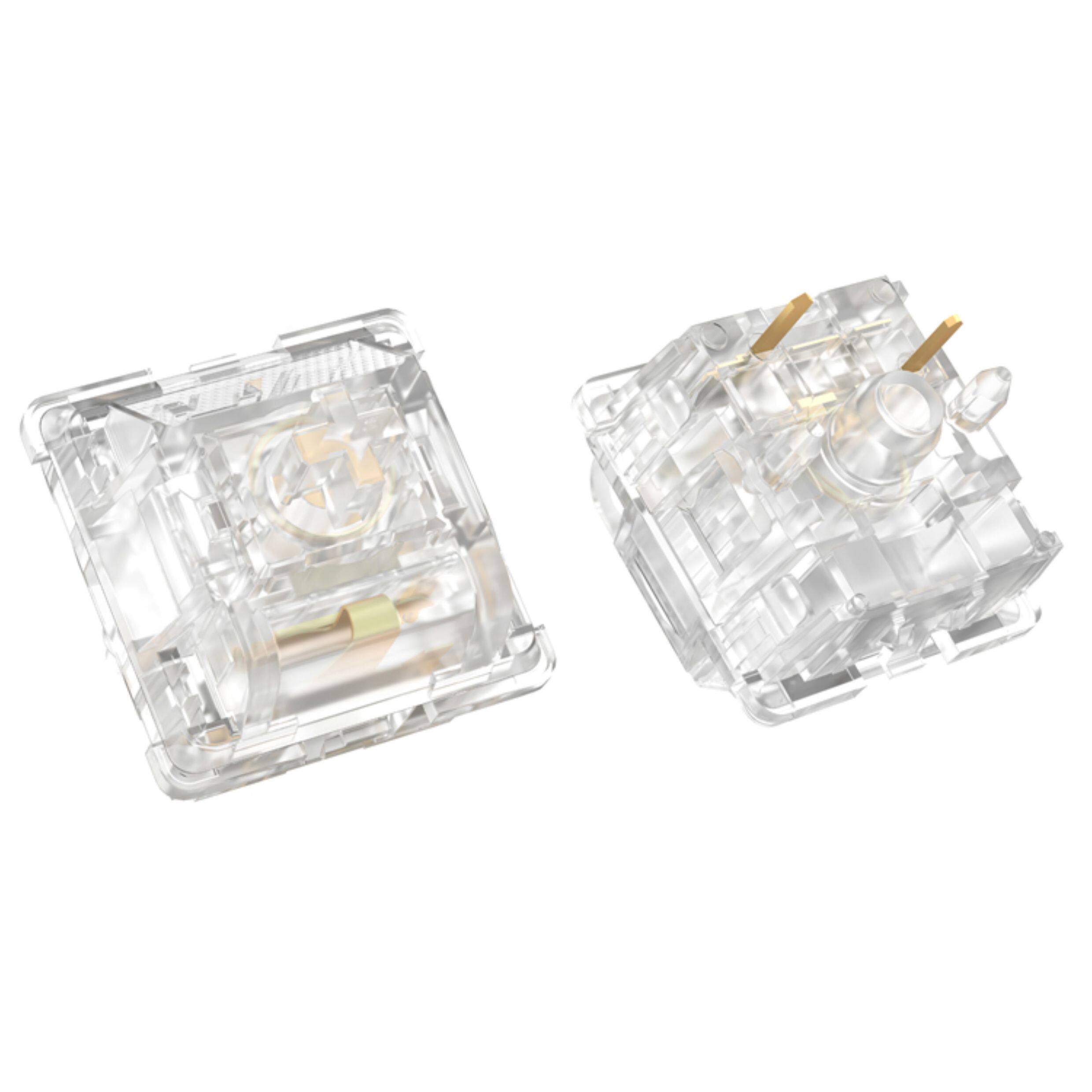 Вал durock 冰王段落轴 ice king t1 68g渐进弹簧 全透明rgb轴体 hifi