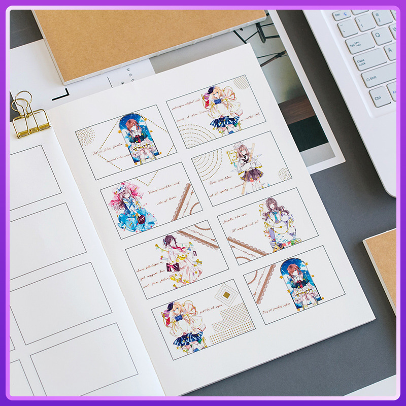 There are control comics sub-mirror This A4 movie Animation characters set this notebook 4-gram benthatched this storyboard