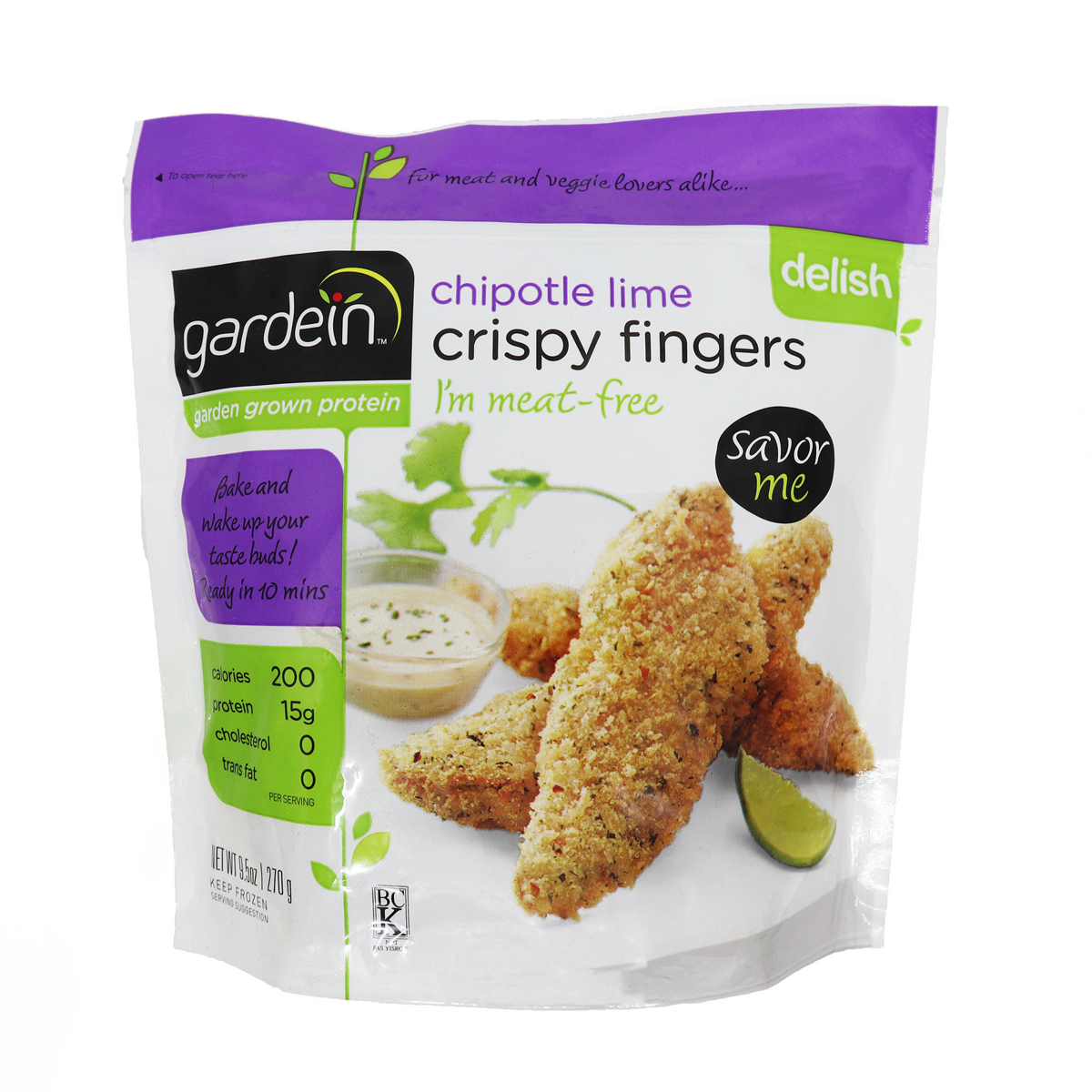 Imported Gardein artificial meat plant meat Future meat Lime spicy and crisp chicken willow 270g