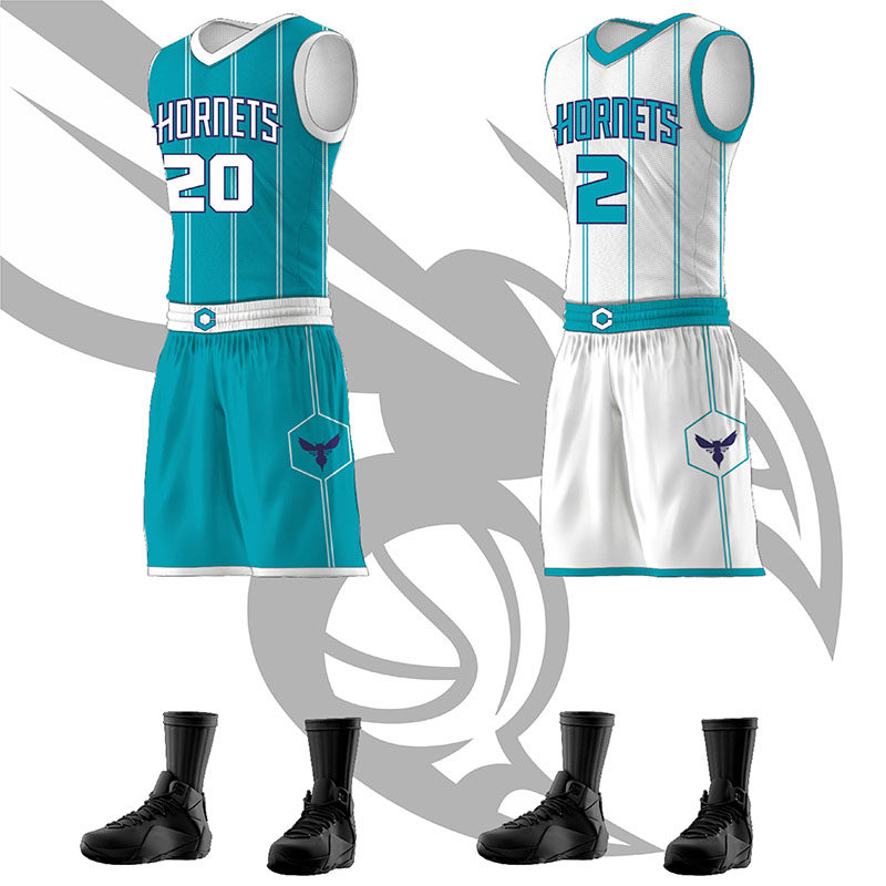 Three-ball Lamello Bauer Hayward Hornets City Edition Order for Big Size Jersey Customised Kids Basketball Clothes