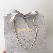 Spot Marble Veins Wedding Handbag INS Wind Gift Bags Wedding wedding gift bags Inlogo