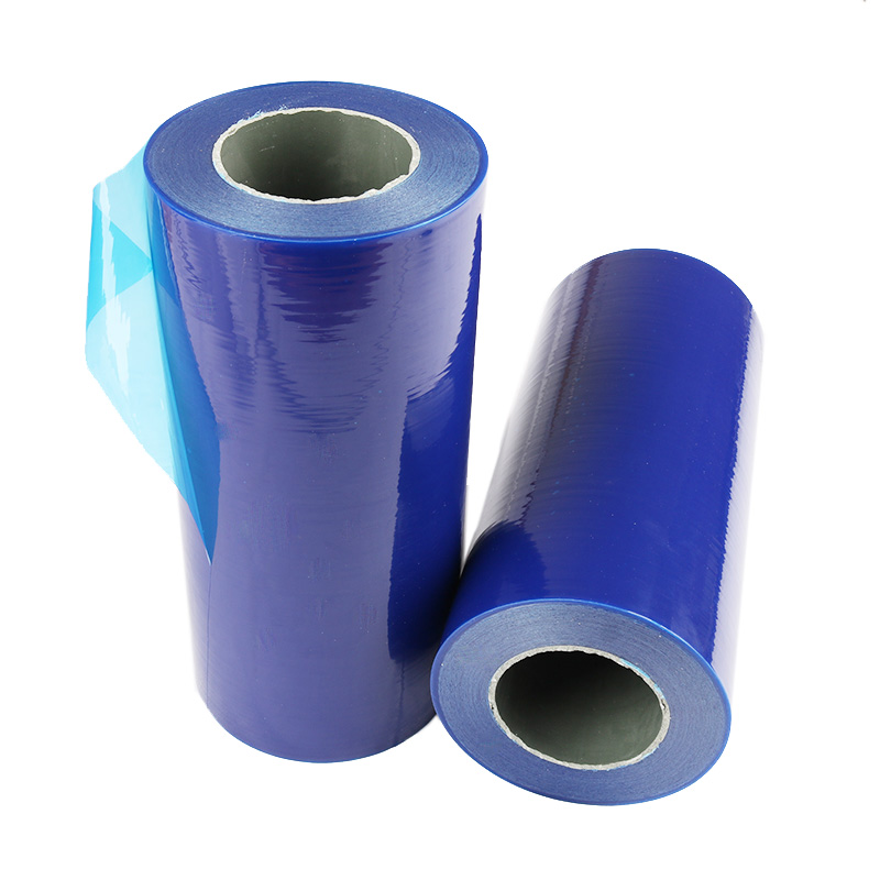 Heat the pe protective film self - adhesive blue stainless steel plate aluminum plate film high - viscosity 10 wire transparent film metal