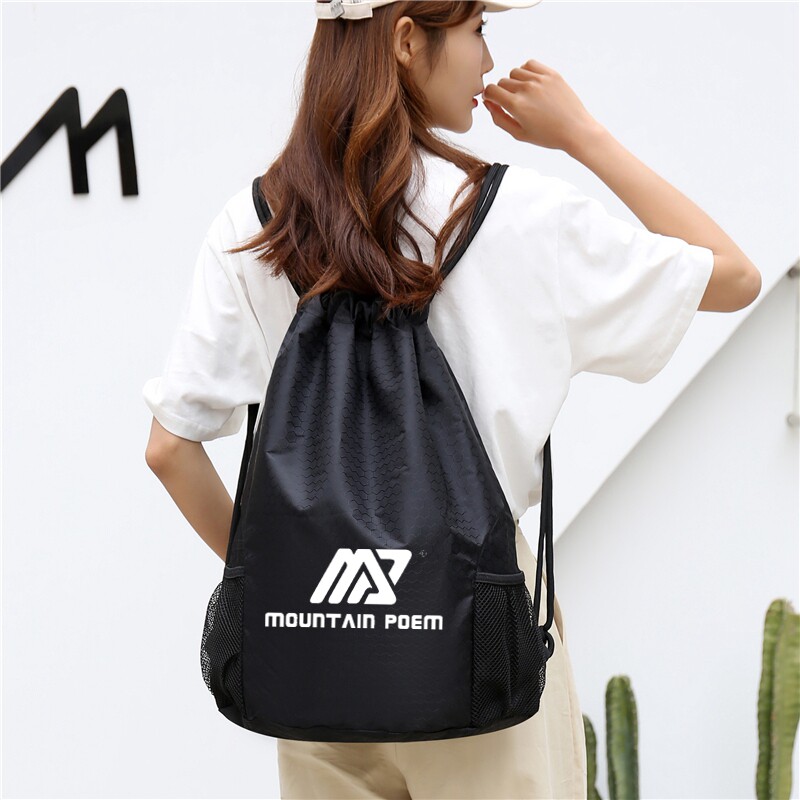 New Men's and Women's Sports Backpack Shoulder Drawstring Basketball Bag Football Bag Swimming Bag Casual Backpack Drawstring Pocket