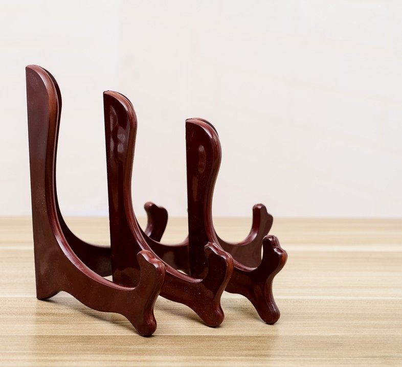 New plastic bracket photo frame bracket bracket photo frame photo table porcelain disc table display shelf