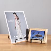 High-grade iron photo frame bracket photo studio photo album bracket magazine newspaper desktop table base clock display stand