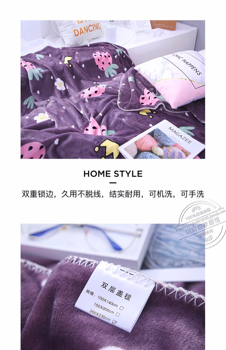 luật ins Levin nhung dày gấp đôi đám mây chăn hai mặt màu đen và trắng đám mây chồn chăn cashmere chăn điều hòa không khí giải trí Khăn mền - Ném / Chăn chăn lông cừu chữ vạn