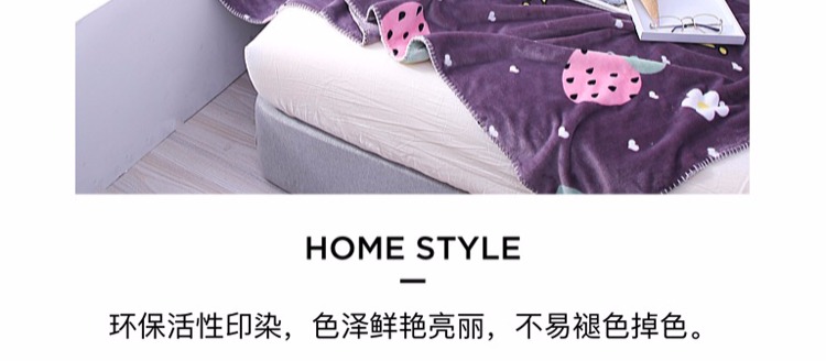 luật ins Levin nhung dày gấp đôi đám mây chăn hai mặt màu đen và trắng đám mây chồn chăn cashmere chăn điều hòa không khí giải trí Khăn mền - Ném / Chăn chăn lông cừu chữ vạn